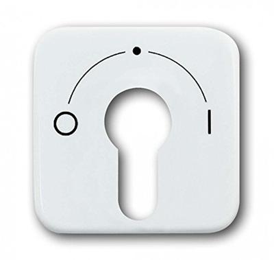 Busch-Jaeger 2CKA001710A1456 Sleutelschakelaar, Sleuteltoets Afdekking Reflex SI Wit, Zuiver wit (RAL 9010) 1 stuk(s)