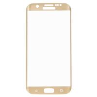 Voor Galaxy S7 Edge / G935 0 26 mm 9H oppervlaktehardheid 3D explosieveilige Colorized zeefdruk getemperd glas volledig scherm Film(Gold) - thumbnail