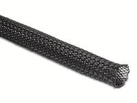HellermannTyton 170-80150 HLB15-PET-BK-10M Gevlochten slang Zwart Polyester 5 tot 5 mm 10 m - thumbnail