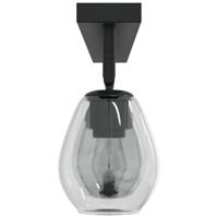 VidaXL Plafondspot zwart 110,5 x 13 x 26 cm glas en metaal - thumbnail