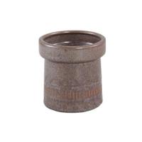 PTMD bloempot rail hoog s donkerbruin 11 cm | 18 stuks - thumbnail