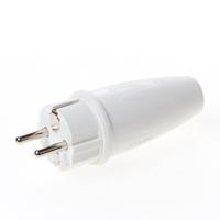 Schneider Electric 125462 Stekker met randaarde Rubber Wit - thumbnail