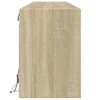 Tv-wandmeubel met LED-verlichting 180x31x45 cm sonoma eiken - thumbnail