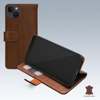 Mobilize Leather Wallet Apple iPhone 14 Plus Brown - thumbnail