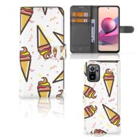 Xiaomi Redmi Note 10S | 10 4G | Poco M5s | Book Cover | Icecream - thumbnail