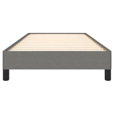 Bedframe zonder matras 90x190 cm stof donkergrijs