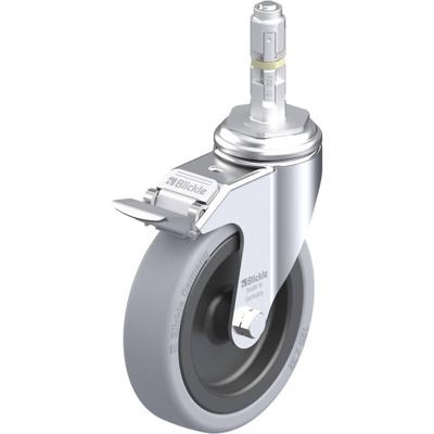 Blickle LKRA-VPA 126G-11-FI-E12 Zwenkwiel met rem Wieldiameter: 125 mm Draagvermogen (max.): 120 kg 1 stuk(s)