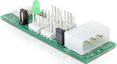 DeLOCK distribution board 6x fan 5v/12v adapter