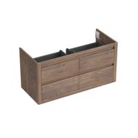 Onderkast Forzalaqua Gela 120x51x60 cm 4 Softclose Lades Eiken Havanna Forzalaqua - thumbnail