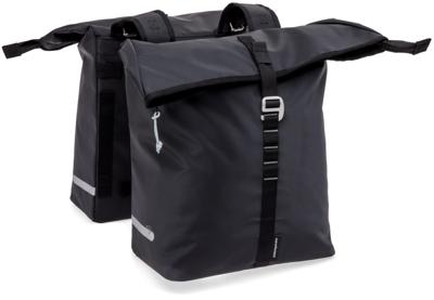 Dubbele fietstas New Looxs Cantos Bag Double MIK 2.0 - 36 liter - 30 x 16 x 36 cm (2x) - Black