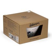 VW T1 Volkswagen Busje Explore Set van 4 Duurzame RPET Picknick Kommen - thumbnail