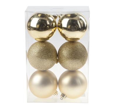 Cosy @Home Kerstballen Rose goud ø 8 cm - 6 Stuks Cosy @Home Kerstballen Rose goud ø 8 cm - 6 Stuks