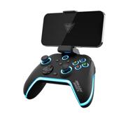 DragonShock - AURORA PLUS Zwart Draadloze RGB Controller met telefoonondersteuning voor Android, IOS, PS3 en PC | Turbomodus, 800mAh - thumbnail