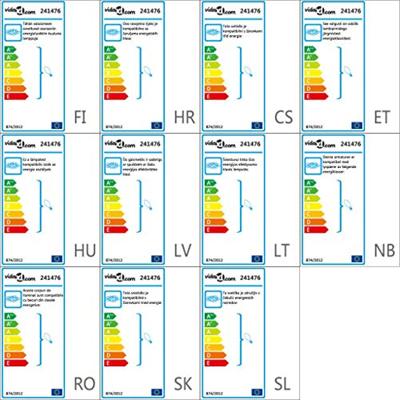 VidaXL Plafondlamp met kristallen bladeren van acryl 5xe14 wit