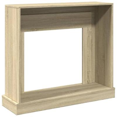 Haardombouw 100x30x87,5 cm bewerkt hout sonoma eikenkleurig Haardombouw 100x30x87,5 cm bewerkt hout sonoma eikenkleurig