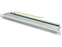 TELEGÄRTNER J02023A0052 Patch Panel K Class EA (diep) 24x RJ45, 48,36 cm (19 inch) lichtgrijs - thumbnail