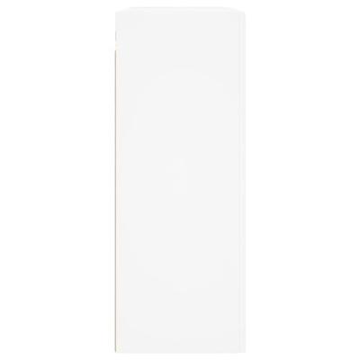 Wandkast 69,5x34x90 cm bewerkt hout wit