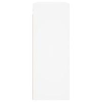 Wandkast 69,5x34x90 cm bewerkt hout wit - thumbnail