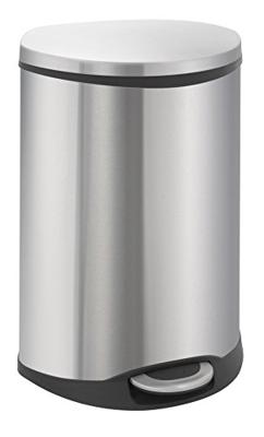 EKO pedaalemmer shell 2x22 l matzilverkleurig