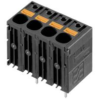 Weidmüller 2491660000 Veerkrachtklemblok 6 mm² Aantal polen 6 Zwart 50 stuk(s) - thumbnail