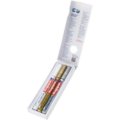 Edding lakmarker 780/3, metallic geassorteerde kleuren