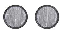 Pro+ Reflector wit 58mm zelfklevend met grondplaat 2 stuks in blister - thumbnail