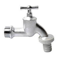 Kirchhoff Messing uitlaatventiel met T-greep, chroommat, 3/4"ET x 1"ET x 3/4" mondstuk - 986181155 - thumbnail