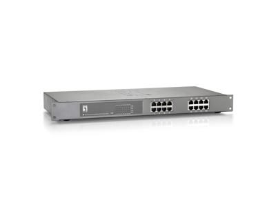 LevelOne FEP-1612 Fast Ethernet (10/100) Power over Ethernet (PoE) Grijs - [FEP-1612W120]