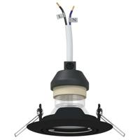 VidaXL Spotje 6 pcs zwart 9 x 9 x 2.5 cm metaal - thumbnail