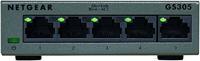 Netgear GS305-100PAS Unmanaged L2 Gigabit Ethernet (10/100/1000) zwarte netwerkschakelaar - netwerkschakelaar (onbeheerd, L2, Gigabit Ethernet (10/100/1000), wandmontage) - thumbnail