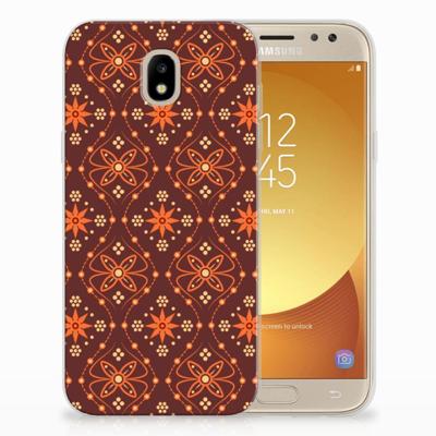 Samsung Galaxy J5 2017 | TPU bumper | Batik Brown