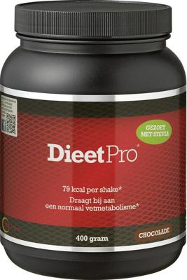 DieetPro Shake - Chocolade Met Stevia DieetPro Shake - Chocolade Met Stevia