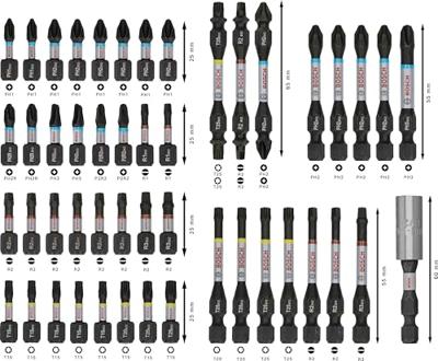 Bosch Professional PRO Impact schroefbitset 48-delig - 2608521U88 - thumbnail