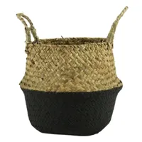 Mand zeegras bruin/zwart 19 cm | 8 stuks - thumbnail