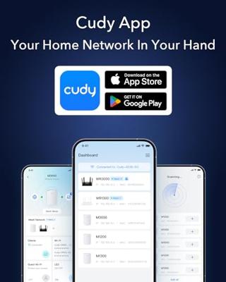 Cudy AX3000 Wi-Fi 6 Dual Band Multi-Gigabit WAN Router, WAN 2,5 Gbit/s, 4 RJ45 Gigabit-poorten, MU-MIMO, OpenVPN, Wireguard, Zerotier, WR3000H