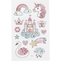 Creativ Company Diamant stickers eenhoorn, 1 vel - thumbnail