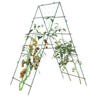 VidaXL Plantenklimrekken 3 st a-frame staal - thumbnail