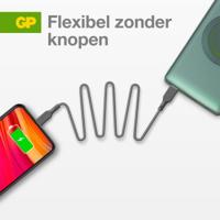 GP GPCBCl1NGYUSB160 USB-laadkabel USB 2.0 USB-A stekker, Apple Lightning stekker 1.00 m Grijs - thumbnail