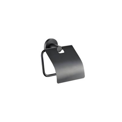 Plieger Toiletrolhouder Vigo met Klep Mat Zwart Plieger Toiletrolhouder Vigo met Klep Mat Zwart