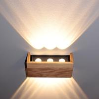 Fischer & Honsel Led wandlampShine-Wood 21cm - 30574 - thumbnail