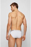 Hugo Boss 3-pack Brief / Slip Cotton Stretch Wit, Zwart, Grijs - thumbnail