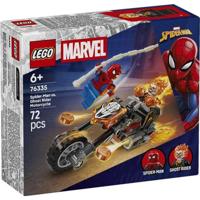 LEGO® MARVEL SUPER HEROES 76335 Spider-Man VS Ghost Rider op zijn motorfiets (76335) - thumbnail