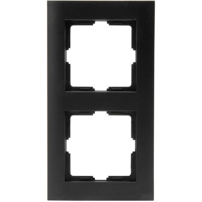 KOPP Athenis HK07 Dubbel Afdekraam - Mat Zwart Design