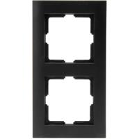 KOPP Athenis HK07 Dubbel Afdekraam - Mat Zwart Design - thumbnail