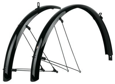 SKS Spatbordset 27.5 - 29 bluemels basic 69mm glans zwart SKS Spatbordset 27.5 - 29 bluemels basic 69mm glans zwart
