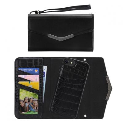 Mobilize 2in1 Elegant Magnet Clutch Apple iPhone 6/6S/7/8/SE (2020/2022) Black Croco