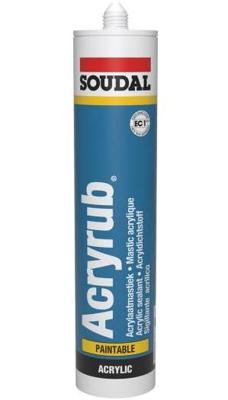 Soudal acryrub | acrylaatkit | wit | 310 ml - 102600 Soudal acryrub | acrylaatkit | wit | 310 ml - 102600