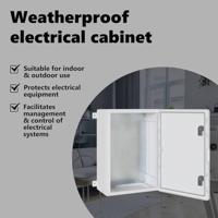 VidaXL Bedieningskast grijs 47 x 20 x 60 cm abs kunststof - thumbnail