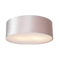 QAZQA Moderne plafondlamp roze 30 cm met gouden binnenkant - Drum - thumbnail