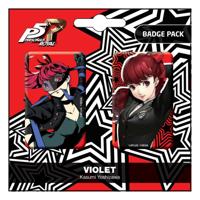 Persona 5 Royal Pin Badges 2-Pack Violet / Kasumi Yoshizawa - thumbnail